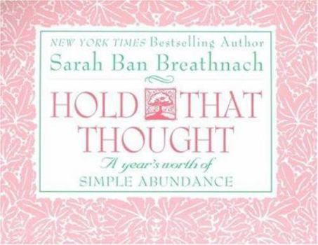 Hardcover Hold That Thought Book