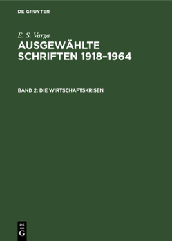 Hardcover Die Wirtschaftskrisen [German] Book