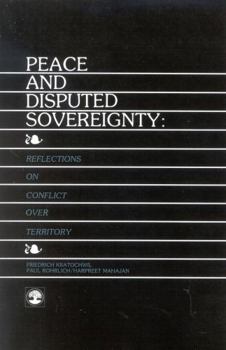 Paperback Peace and Disputed Sovereignty Book