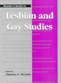 Hardcover Reader's Guide to Lesbian and Gay Studies Book