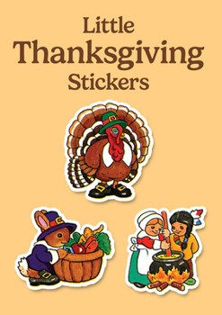 Paperback Little Thanksgiving Stickers Book