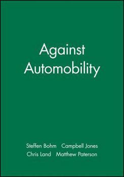 Paperback Against Automobility Book