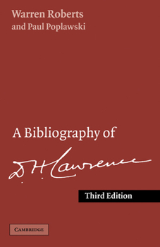 Paperback A Bibliography of D. H. Lawrence Book