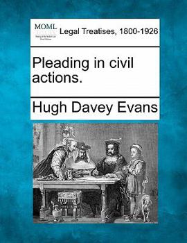 Paperback Pleading in Civil Actions. Book