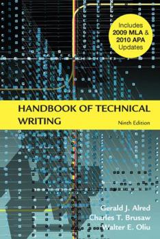 Spiral-bound Handbook of Technical Writing with 2009 MLA and 2010 APA Updates Book