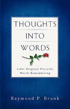 Paperback Thoughts Into Words Book