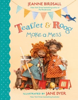 Library Binding Teaflet and Roog Make a Mess Book