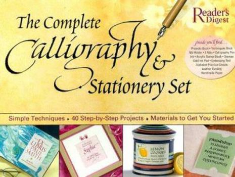 Hardcover The Complete Calligraphy and Stationary Set Book