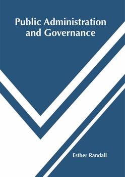 Hardcover Public Administration and Governance Book
