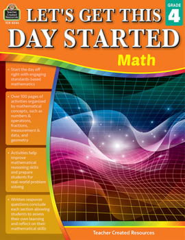 Paperback Let's Get This Day Started: Math (Gr. 4) Book