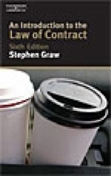 Paperback An Introduction to the Law of Contract Book