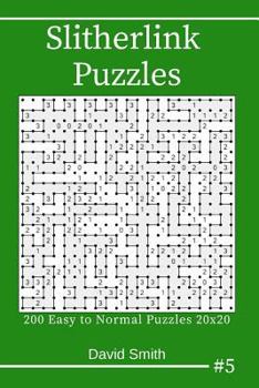 Paperback Slitherlink Puzzles - 200 Easy to Normal Puzzles 20x20 Vol.5 Book