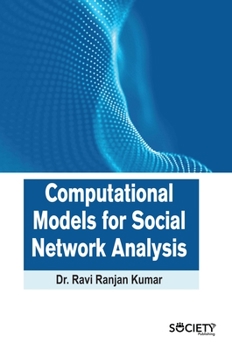 Hardcover Computational Models for Social Network Analysis Book
