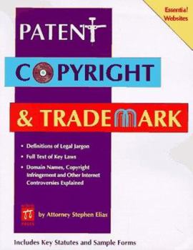 Paperback Patent Copyright & Trademark Book