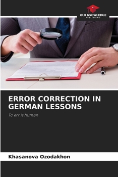 Paperback Error Correction in German Lessons Book