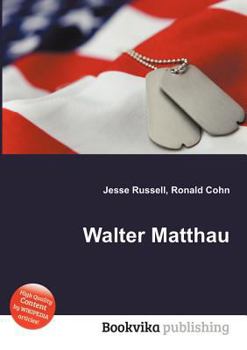 Paperback Walter Matthau Book