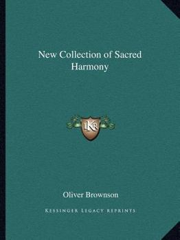Paperback New Collection of Sacred Harmony Book
