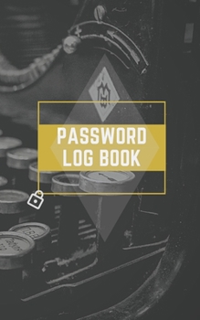 Paperback Internet Password Log Book. All in one place. Safety Journal: Protect and organize all your passwords, logins and usernames. No reminders anymore. Book