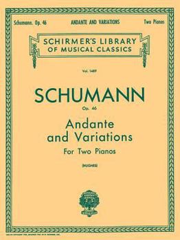 Paperback Andante and Variations, Op. 46: Schirmer Library of Classics Volume 1489 Piano Duet Book