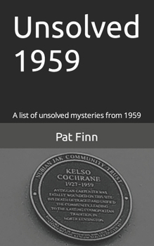 Paperback Unsolved 1959 Book
