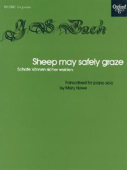 Paperback Sheep May Safely Graze for Piano Solo (Oxford University Press) Book