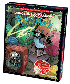 Hardcover Dungeons & Dragons Vs Rick and Morty (D&d Tabletop Roleplaying Game Adventure Boxed Set) Book