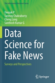 Paperback Data Science for Fake News: Surveys and Perspectives Book