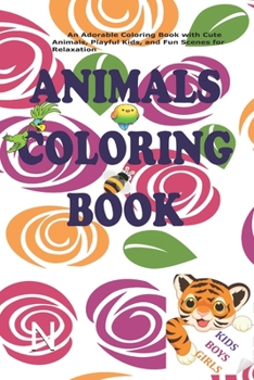 Paperback Animals Coloring Book: All Age Book