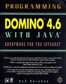Paperback Programming Domino 4.6 With Java Book