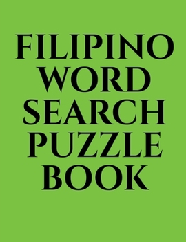 FILIPINO WORD SEARCH PUZZLE BOOK