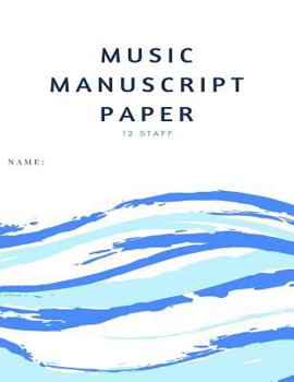 Paperback Music manuscript paper Book