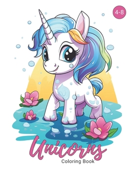 Paperback Unicorns Coloring Book 4-8 years old Book