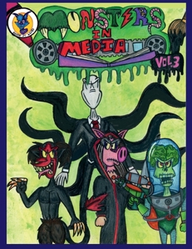 Paperback Monsters In Media Volume 3 (Crazy Imp's Coloring Books) Book