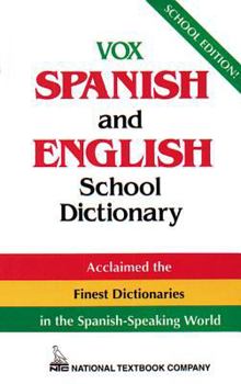 Paperback Vox Spanish and English School Dictionary [Spanish] Book