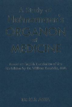 Hardcover Study of Hanemann's Organon of Medicine Book
