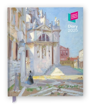 Hardcover National Galleries Scotland 2025 Desk Diary Planner - Week to View, Illustrated Throughout Book