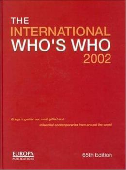 Hardcover The International Who's Who 2002 Book