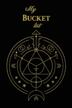 My Bucket list: Black Gold Design - Journal Entries For Your Creative Ideas and Adventures