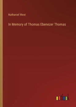 Paperback In Memory of Thomas Ebenezer Thomas Book