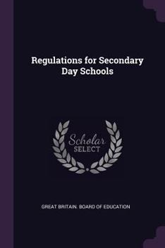 Paperback Regulations for Secondary Day Schools Book