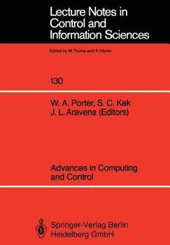 Paperback Advances in Computing and Control Book