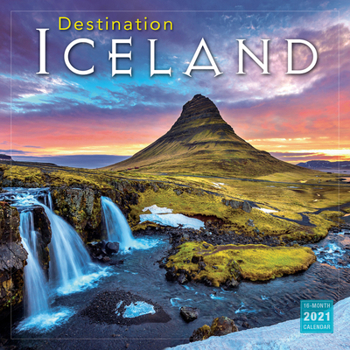 Calendar 2021 Destination Iceland 16-Month Wall Calendar Book
