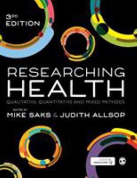 Hardcover Researching Health: Qualitative, Quantitative and Mixed Methods Book