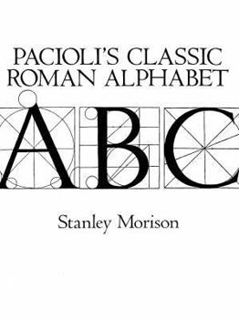 Paperback Pacioli's Classic Roman Alphabet Book