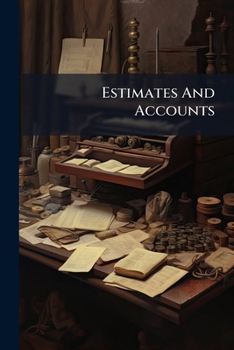 Paperback Estimates And Accounts: (2) Miscellaneous Services Book