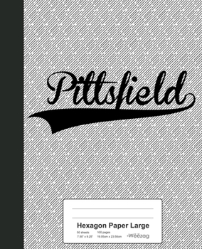 Paperback Hexagon Paper Large: PITTSFIELD Notebook Book