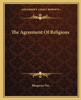 Paperback The Agreement Of Religions Book