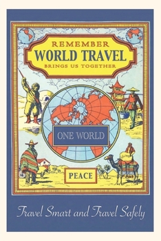 Paperback Vintage Journal International Sights Travel Poster Book
