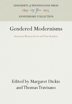 Paperback Gendered Modernisms: American Women Poets and Their Readers Book