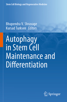 Paperback Autophagy in Stem Cell Maintenance and Differentiation Book